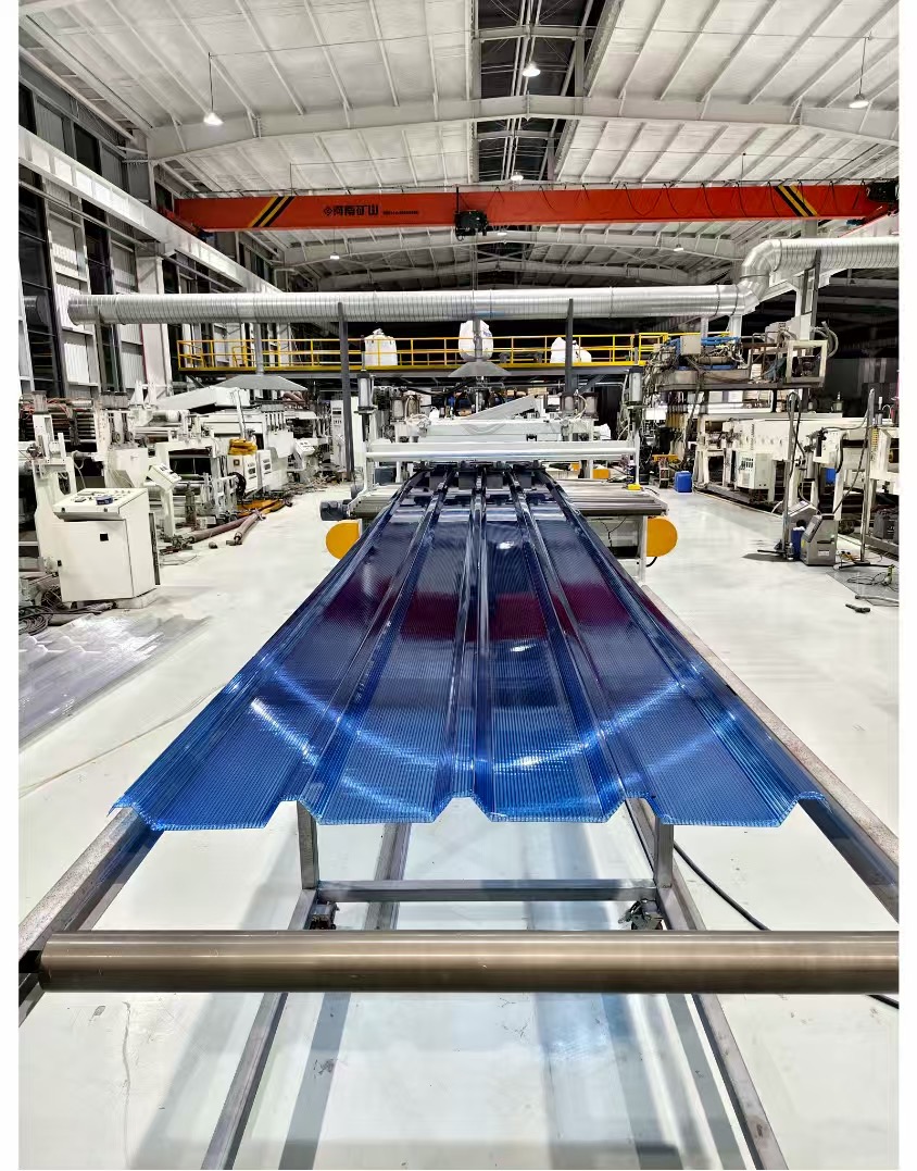 Экструдер для производства полых пластин Jwell PC/U-образный/U-образный/U-образный Экструдер для производства пластиковых полых пластин