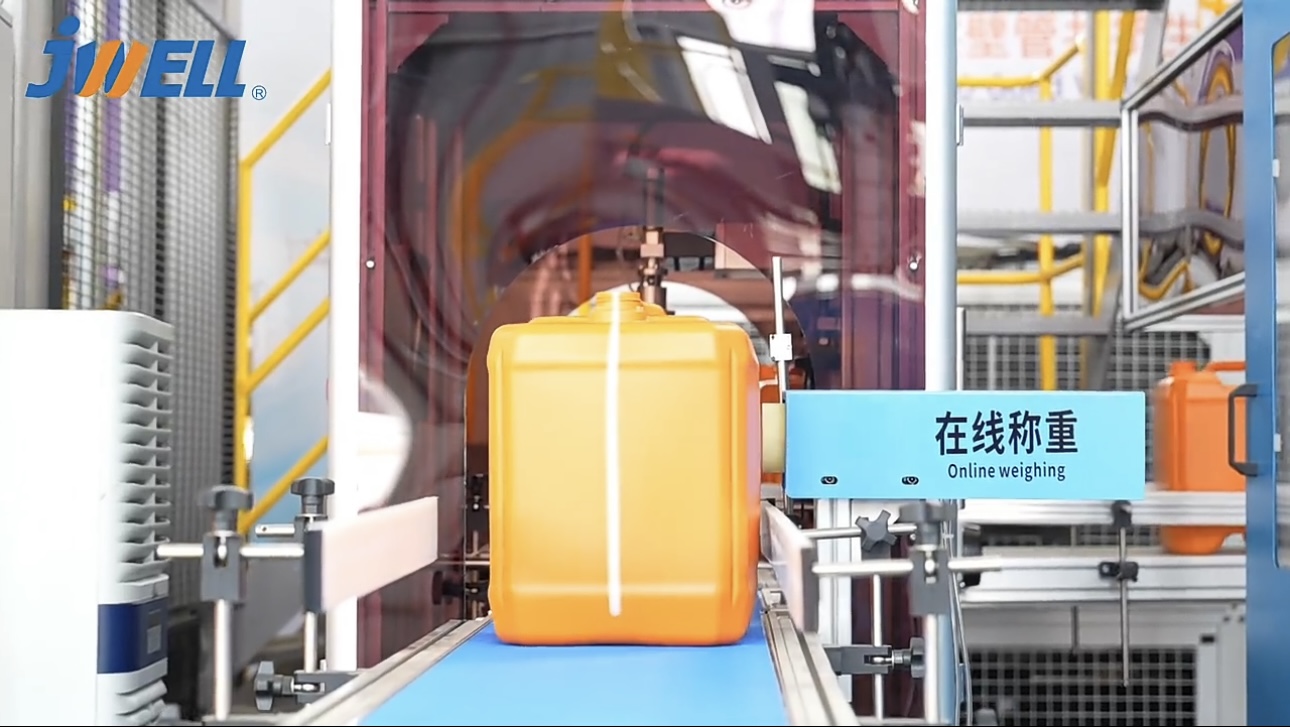 30-литровая полностью электрическая высокоскоростная высокоскоростная машина для выдувного формования канистр для химических контейнеров непрерывного типа 