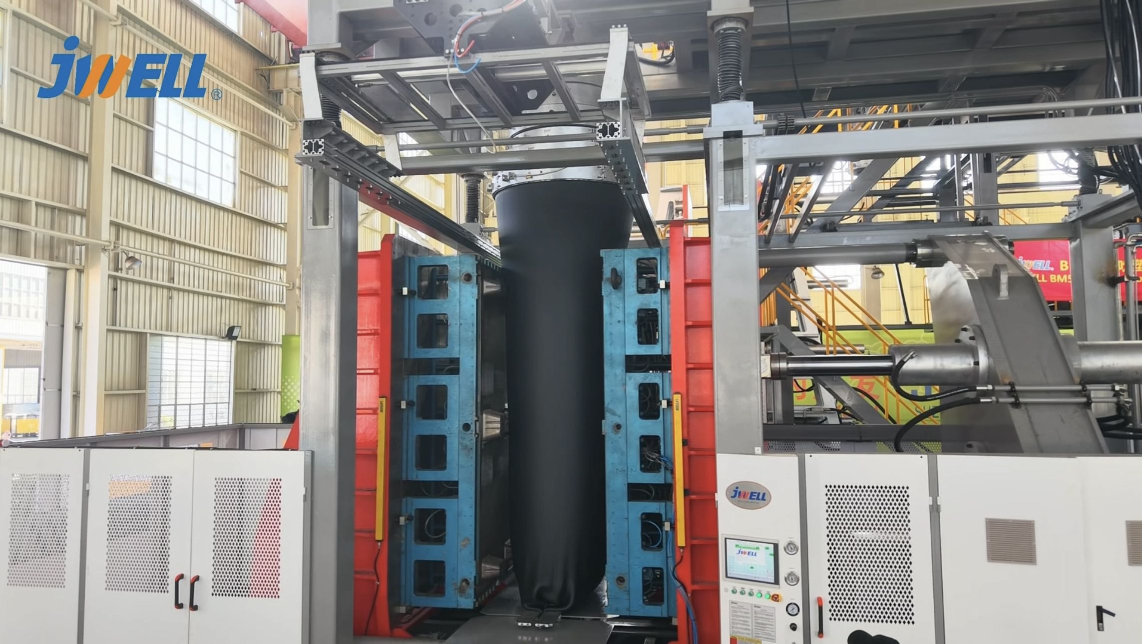 Выдувная машина Jwell 500L/1000L для промышленных девятиногих/полых/монолитных выдувных поддонов из полиэтилена высокой плотности