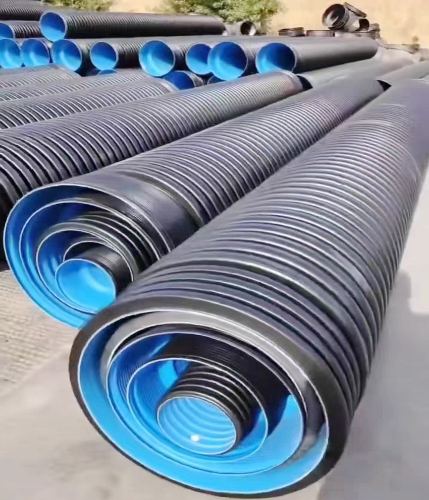 Пресс-форма для производства гофрированных труб с двойными стенками Пресс-форма для экструзии гофрированных пластиковых труб с двойными стенками 