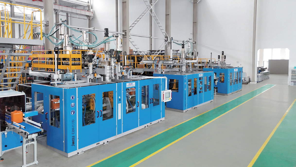 30-литровая полностью электрическая высокоскоростная высокоскоростная машина для выдувного формования канистр для химических контейнеров непрерывного типа 