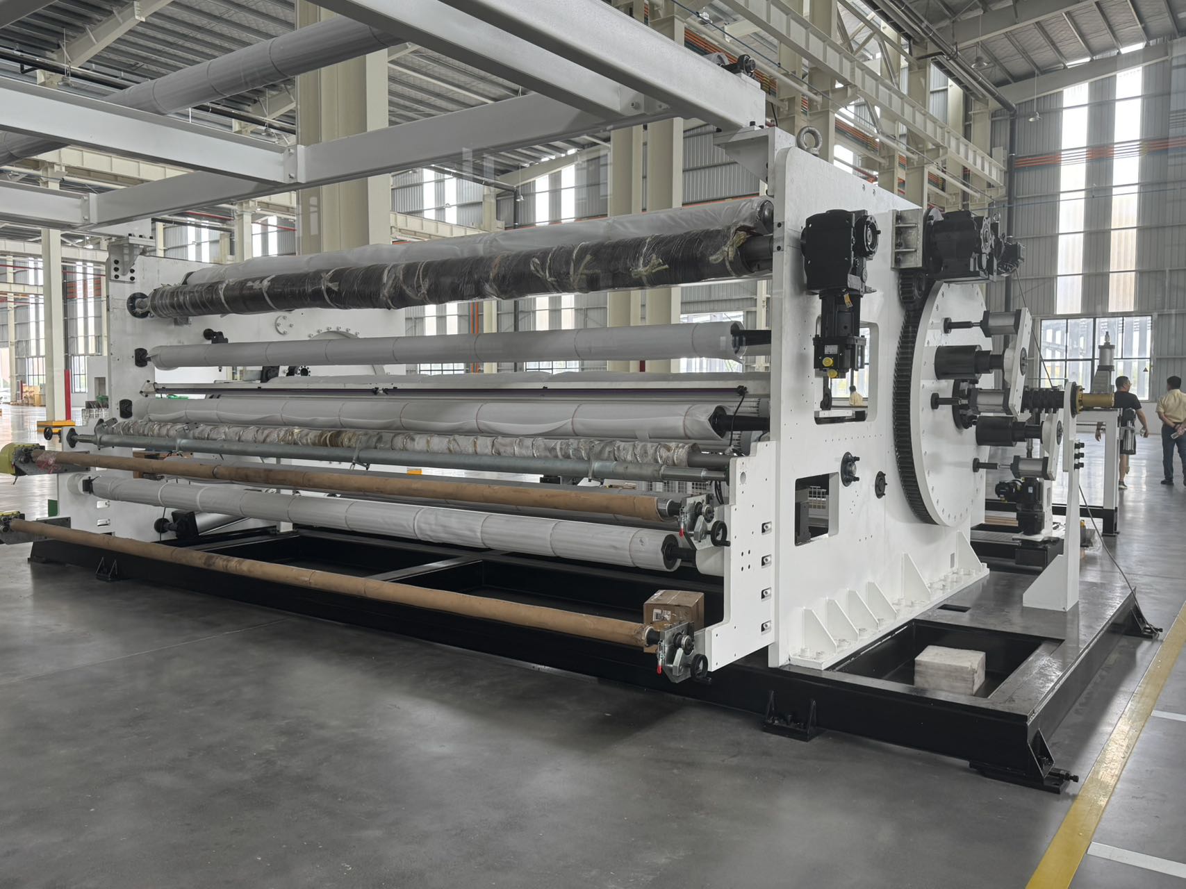 Экструзионная линия для производства межслойной пленки стекла Jwell PVB/SGP Экструдер для производства пластиковой пленки 