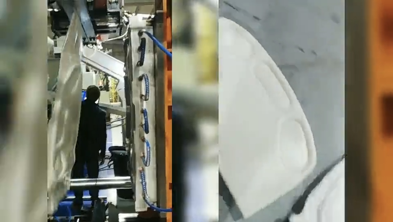 Выдувная машина Jwell для медицинской пластиковой мебели, доска для больничной койки, подножка/изголовье